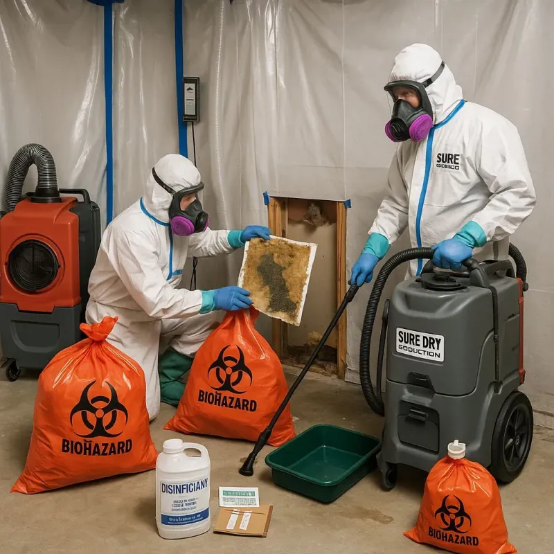 Contaminated Water Handling Protocols process in Medora, ND